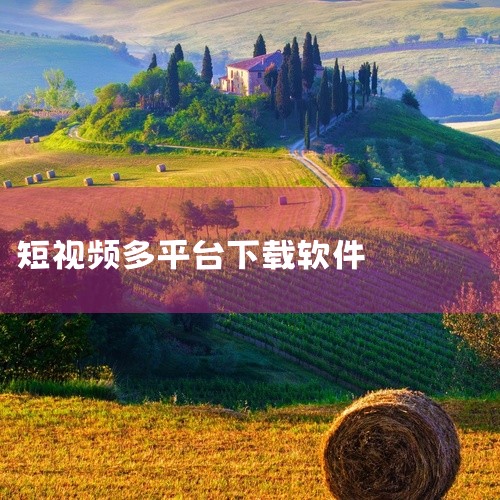 复制链接：在需要下载的短视频平台上，找到想要下载的视频，复制其链接。粘贴链接：打开短视频下载神器，...,